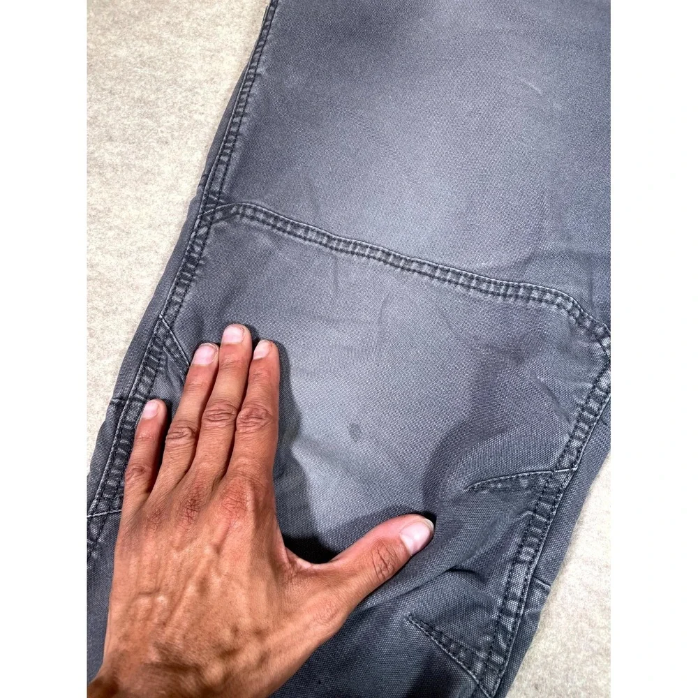 Carhartt Relaxed Fit Full Swing Carpenter Work Pants Mens 40x34 Gray Cotton Logo
